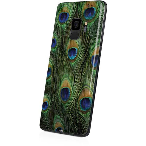 Peacock Animal Print Galaxy S9 Skin